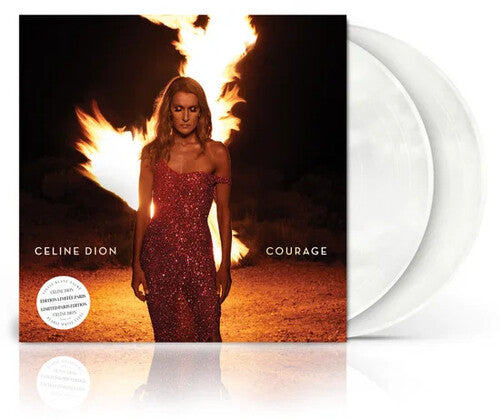 Celine Dion: Courage - Pearly White Colored Vinyl - VINYL LP