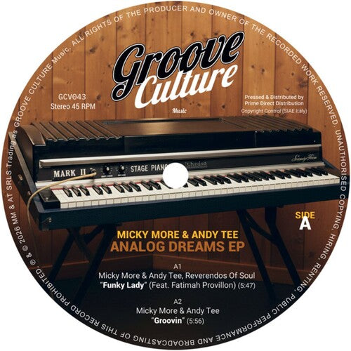 Micky More & Andy Tee: Analog Dreams EP - 12-INCH SINGLE