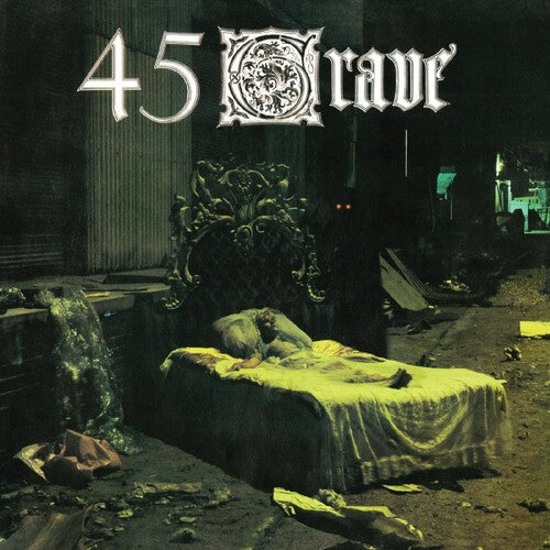 45 Grave: Sleep in Safety - Green with Black Splatter - VINYL LP