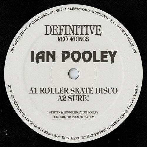 Ian Pooley: Roller Skate Disco - 12-INCH SINGLE