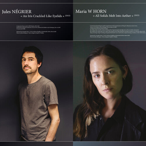 Jules Négrier: An Iris Crackled Like Eyelids / All Solids Melt Into Aether - VINYL LP