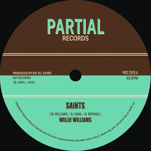 Willie Williams: Saints - 7-INCH SINGLE