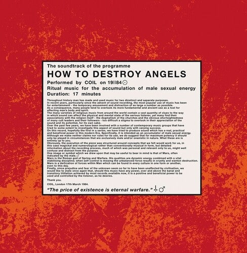 Coil: How To Destroy Angels - VINYL LP