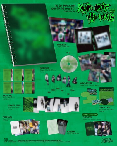 Kickflip: KICK OFF THE WALL PT.1 [PHOTOBOOK Ver.] - COMPACT DISCS