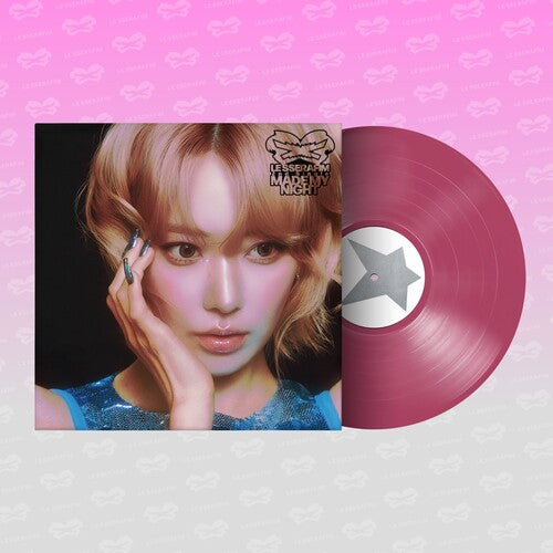 LE SSERAFIM: 2nd Single Album 'Made My Night' Vinyl [HOT PINK ver.] - VINYL LP