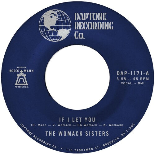 Womack Sisters: If I Let You B/W If I Let You (Instrumental) - 7-INCH SINGLE