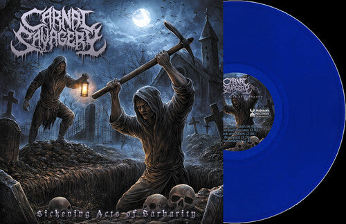 Carnal Savagery: Sickening Acts of Barbarity - Blue - VINYL LP