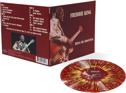 Freddie King: Alive in America - Gold/Red - VINYL LP