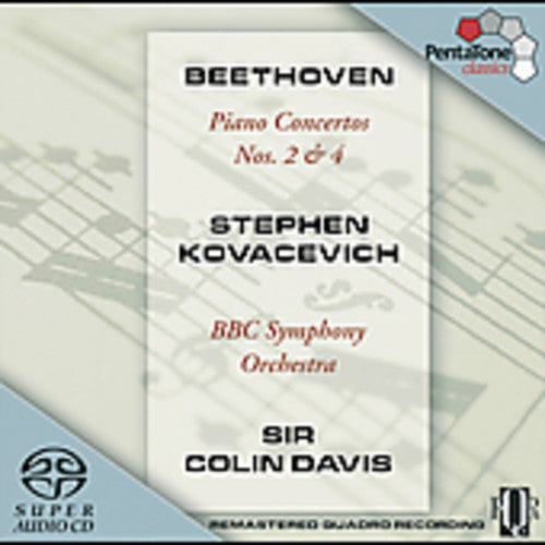 Beethoven / Kovacevich / Davis / BBC So: Piano Concertos 2 & 4 - SUPER-AUDIO CD