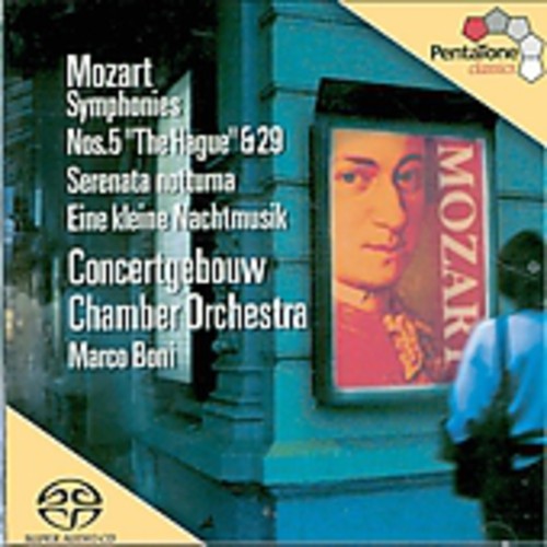 Mozart / Boni / Concertgebouw: Symphonies 5 & 29 - SUPER-AUDIO CD