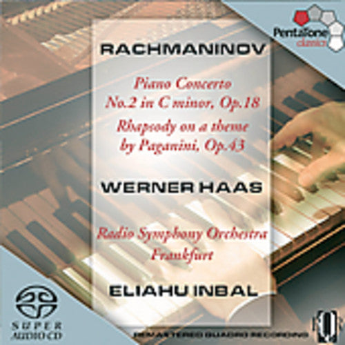 Rachmaninoff / Haas / Inbal / Rso Frankfurt: Piano Concerto / Rhapsody on Theme By Paganini - SUPER-AUDIO CD