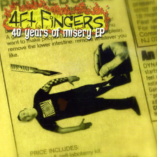 4Ft Fingers: 40 Years of Misery EP - CD SINGLE