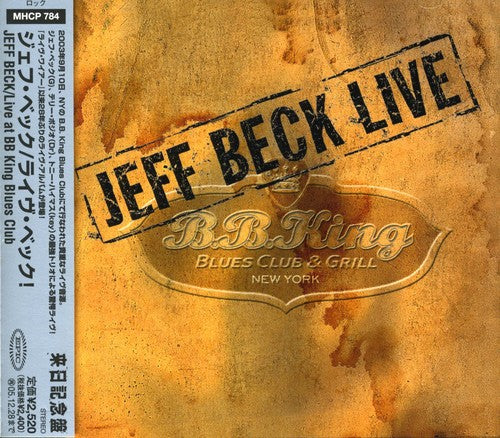 Beck, Jeff: Live at BB King Blues Club