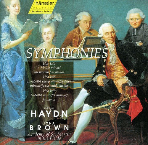 Haydn / Brown, Iona: Symphonies 44 45 & 49 - COMPACT DISCS