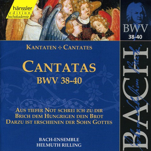 Bach / Gachinger Kantorei / Rilling: Sacred Cantatas BWV 38 39 40 - COMPACT DISCS