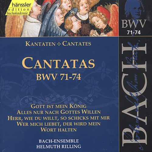 Bach / Gachinger Kantorei / Rilling: Sacred Cantatas BWV 71-74 - COMPACT DISCS