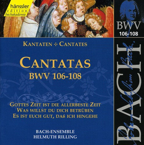 Bach / Gachinger Kantorei / Rilling: Sacred Cantatas BWV 106-108 - COMPACT DISCS