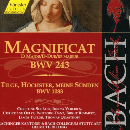Bach / Schafer / Verebics / Oelze / Rilling: Magnificat in D Major - COMPACT DISCS