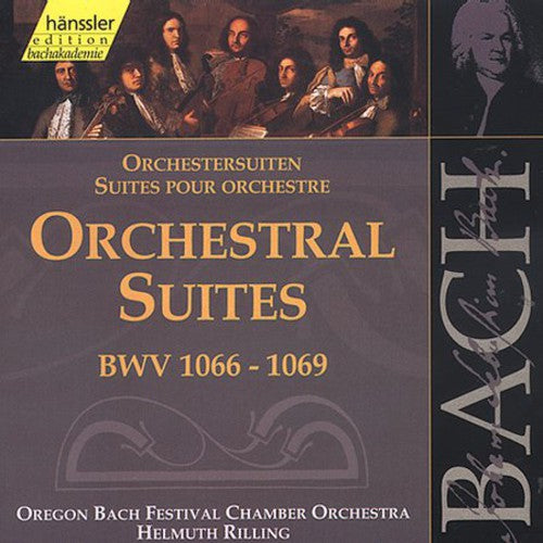 Bach / Rilling: Orchestral Suites BWV 1066-1069 132 - COMPACT DISCS
