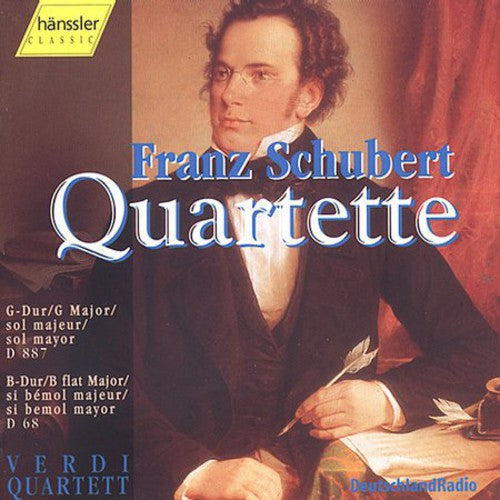 Schubert / Verdi Quartett: String Quartet D 68 in B FLT Major: D 887 G Major - COMPACT DISCS