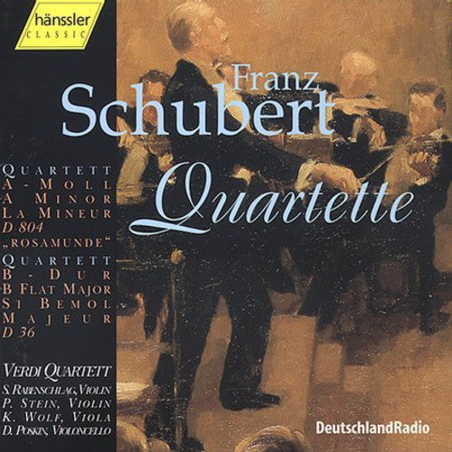 Schubert / Verdi Quartett: String Quartets D 804 Op 29 D 36 - COMPACT DISCS