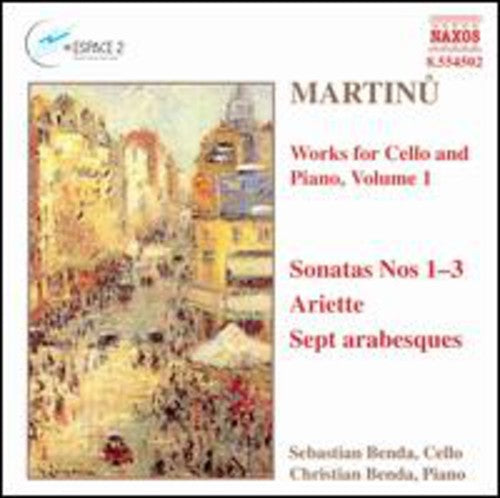 Martinu / Benda: Works Vc/Pno-Vol. 1