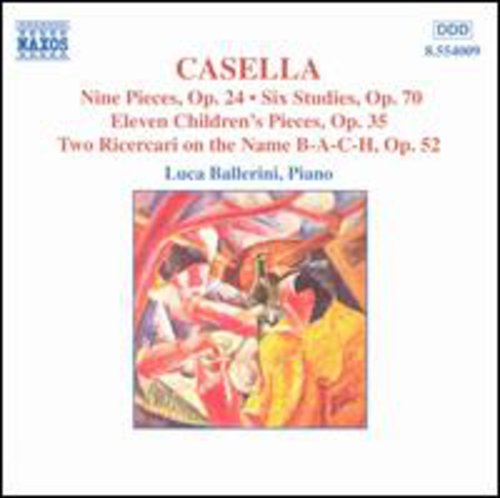 A. Casella: Pezzi Pno (9)/Studies (6)/& - COMPACT DISCS