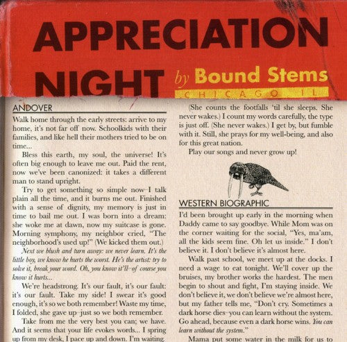 Bound Stems: Appreciation Night - COMPACT DISCS