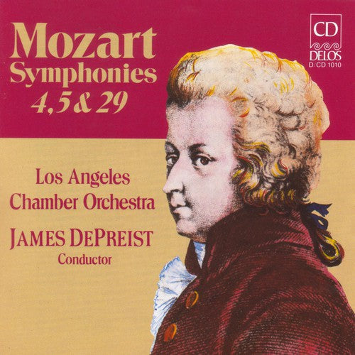 Mozart / De Preist / L.a. Chamber Orchestra: Symphonies 4 & 5