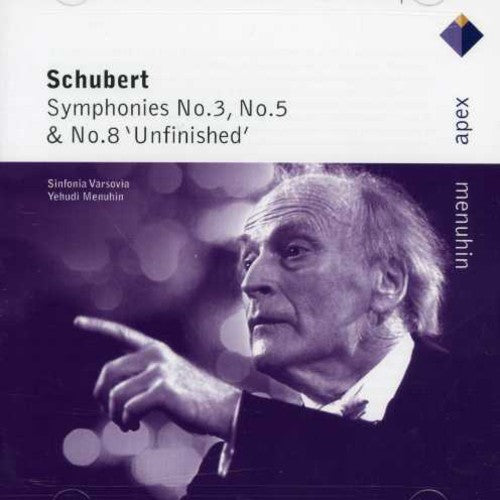 Schubert / Menuhin / Sinfonia Varsovia: Schubert: Sym Nos 3 / 5 & 8