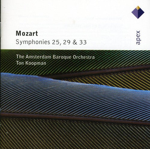 Mozart / Koopman / Amsterdam Baroque Orch: Mozart: Sym Nos 25 / 29 & 33