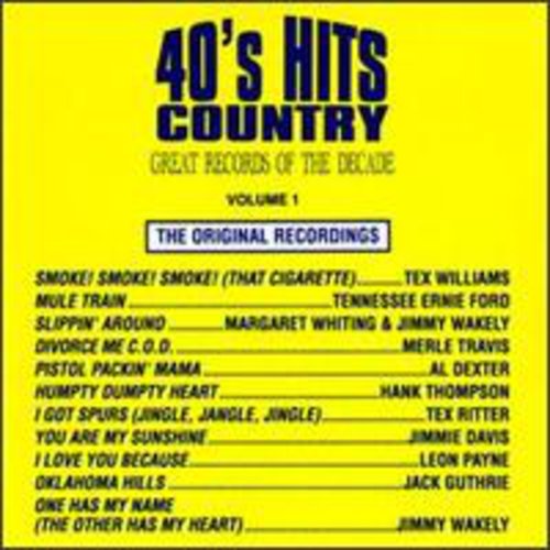 40's Country Hits 1 / Various: 40's Country Hits 1 / Various