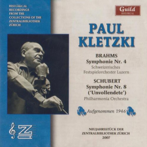 Brahms / Schubert / Pao / Kletzki: Paul Kletzki Conducts Brahms & Schubert