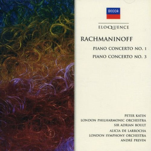 Rachmaninov / Katin / Larrocha / Lso / Previn: Rachmaninov: Pno Ctos Nos 1 & 3