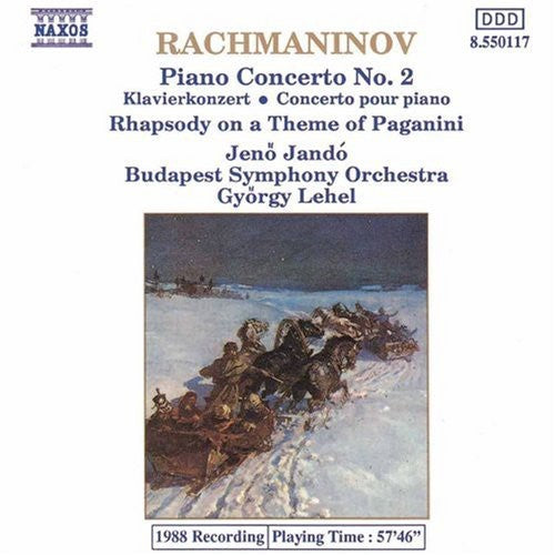 Rachmaninoff / Jando / Lehel: Piano Concerto 2 / Rhapsody on a Paganini Theme