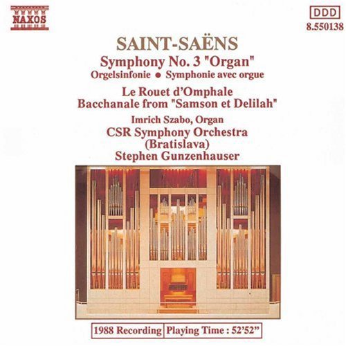 Saint-Saens / Gunzenhauser / Czecho-Slovak Sym: Symphony 3 "Organ"