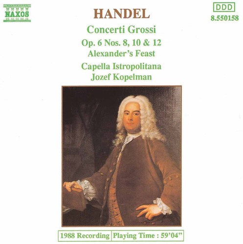 Handel / Kopelman: Concerti Grossi 8, 10 & 12