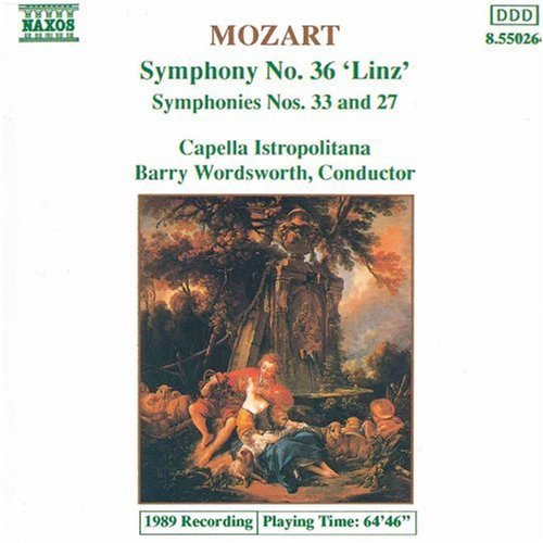 Mozart / Wordsworth: Symphonies 27, 33 & 36