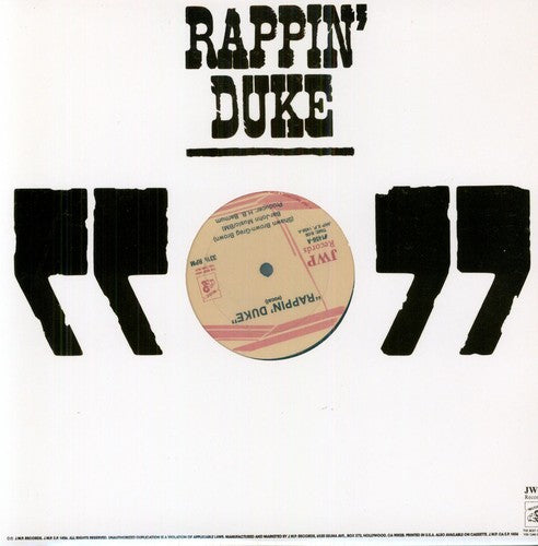 Rappin' Duke: Rappin' Duke ( John Wayne Rap )