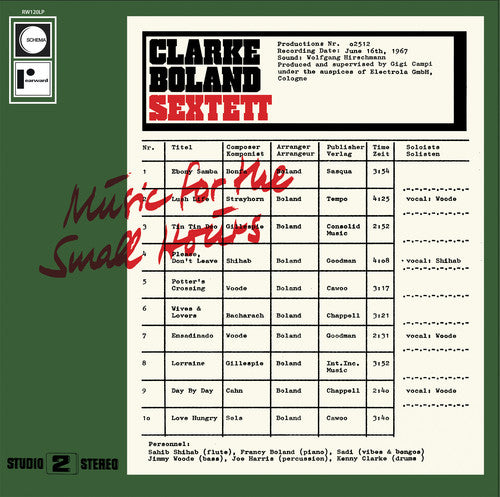 Clarke, Kenny / Boland, Francy: Music for the Small Hours