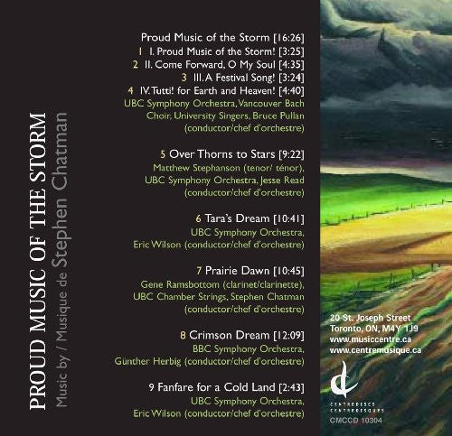 Chatman / Ramsbottom / Ubc So / Pullan / Wilson: Proud Music of the Storm