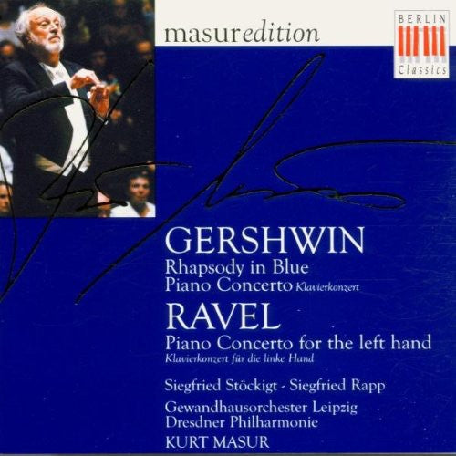 Gershwin / Ravel / Masur / Dresden Philharmonic: Rhapsody in Blue / Piano Concerto
