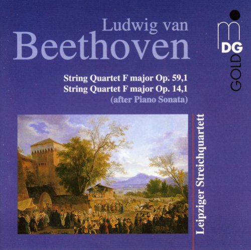 Beethoven / Leipzig String Quartet: String Quartets Op 59 1 & F Major