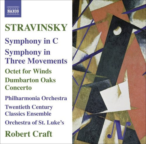 Stravinsky / Twentieth Century Ens / Pao / Craft: Symphony in C / Symphony in Three Movements