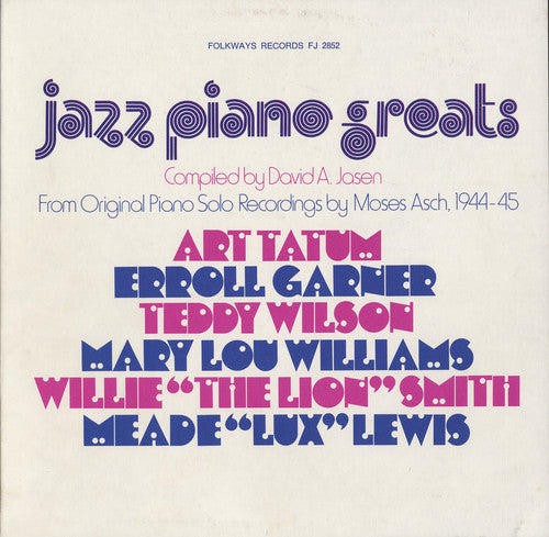 Jazz Piano Greats / Various: Jazz Piano Greats / Various