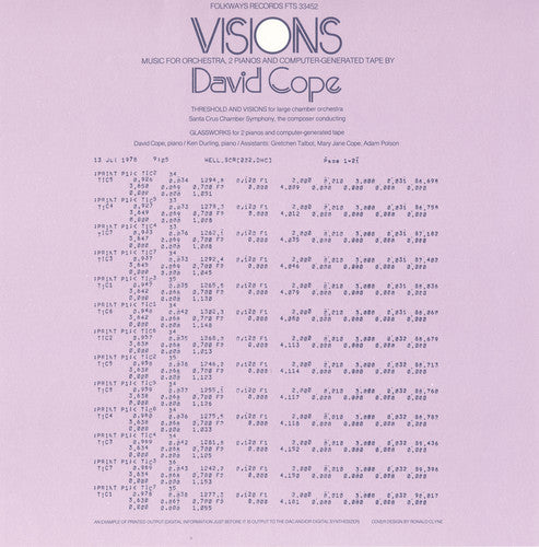 Cope, David: Visions - Music for Orchestra 2 Pianos