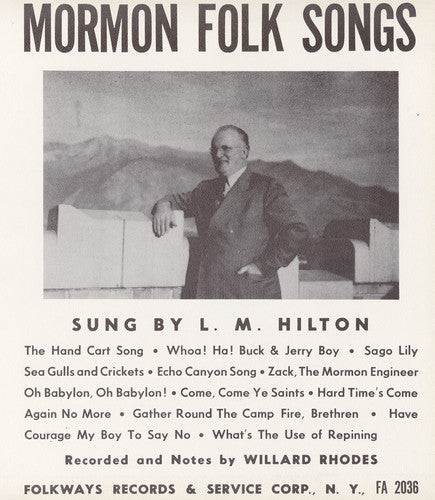 Hilton, L.M.: Mormon Folk Songs