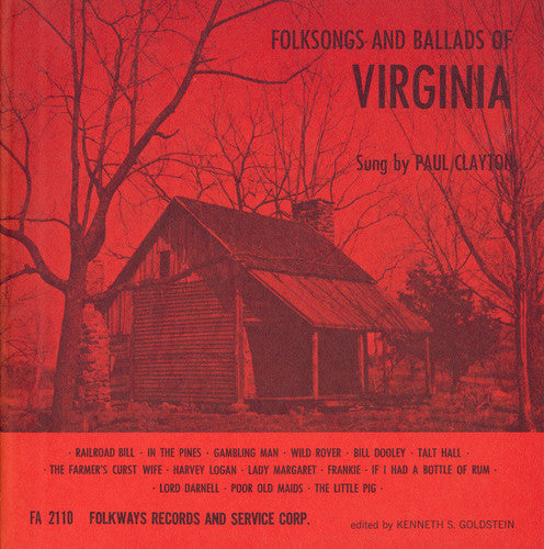 Clayton, Paul: Folksongs and Ballads of Virginia