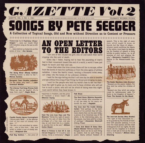Seeger, Pete: Gazette, Vol. 2