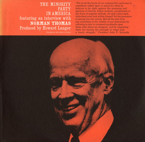 Thomas, Norman: Minority Party in America: Interview Norman Thomas